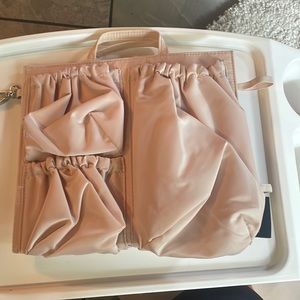 Totesavy mini bag organizer purse diaper bag almond